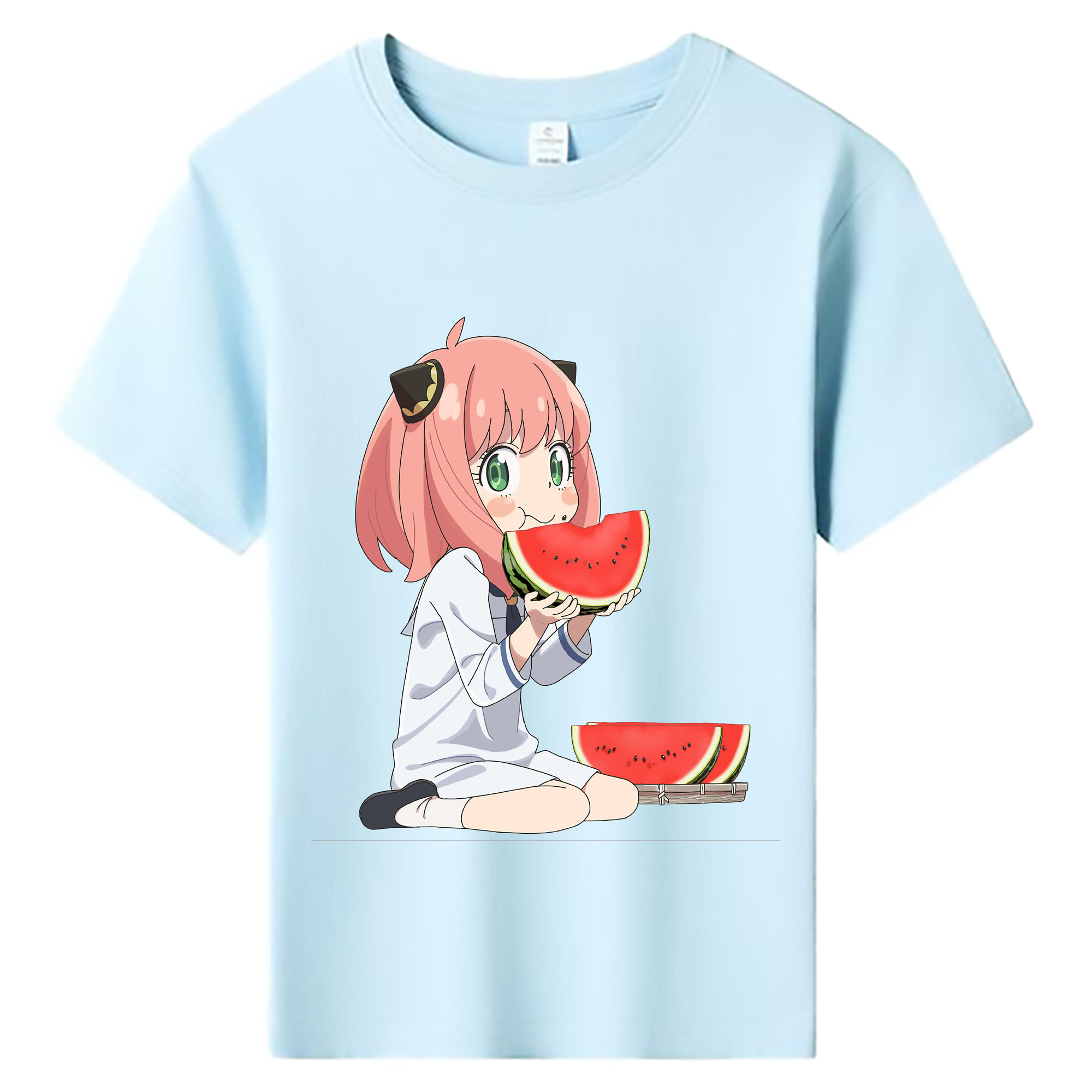 （画像用） SPY×FAMILY间谍家家酒 綿100％キッズTシャツ（フロントプリント）